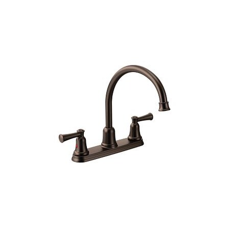 Moen Old World Bronze Two-Handle High Arc Kitchen Faucet CA41611OWB